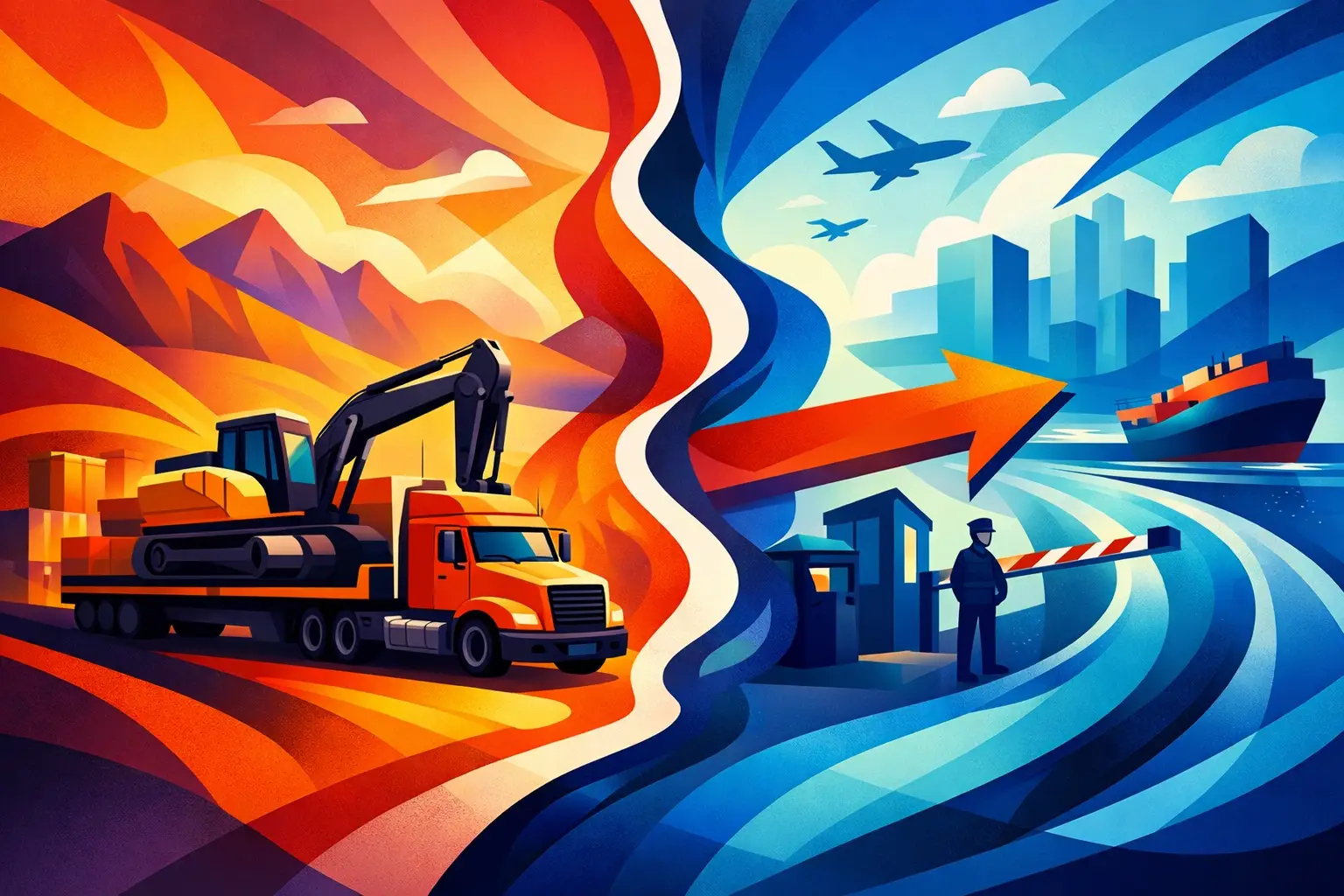 How to Ship Heavy Equipment Across the Border