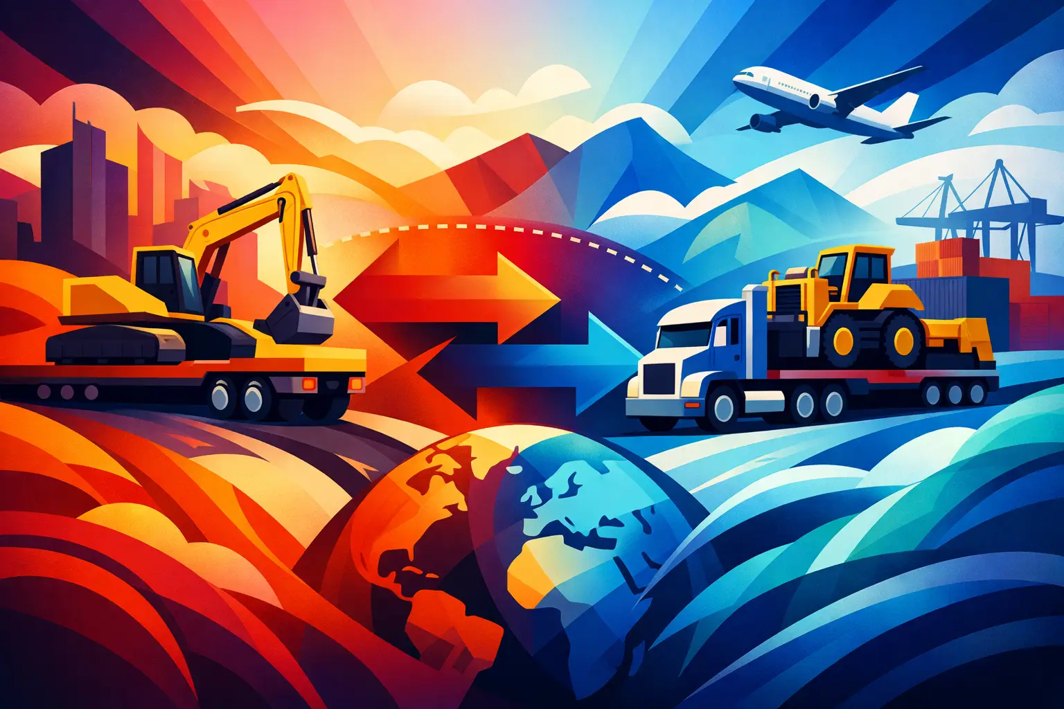 How to Transport Heavy Equipment Cross Border