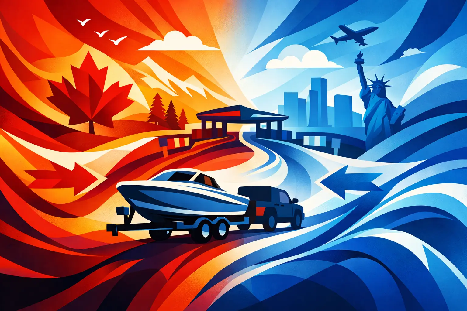 Boat Trailer Border Requirements for U.S.-Canada