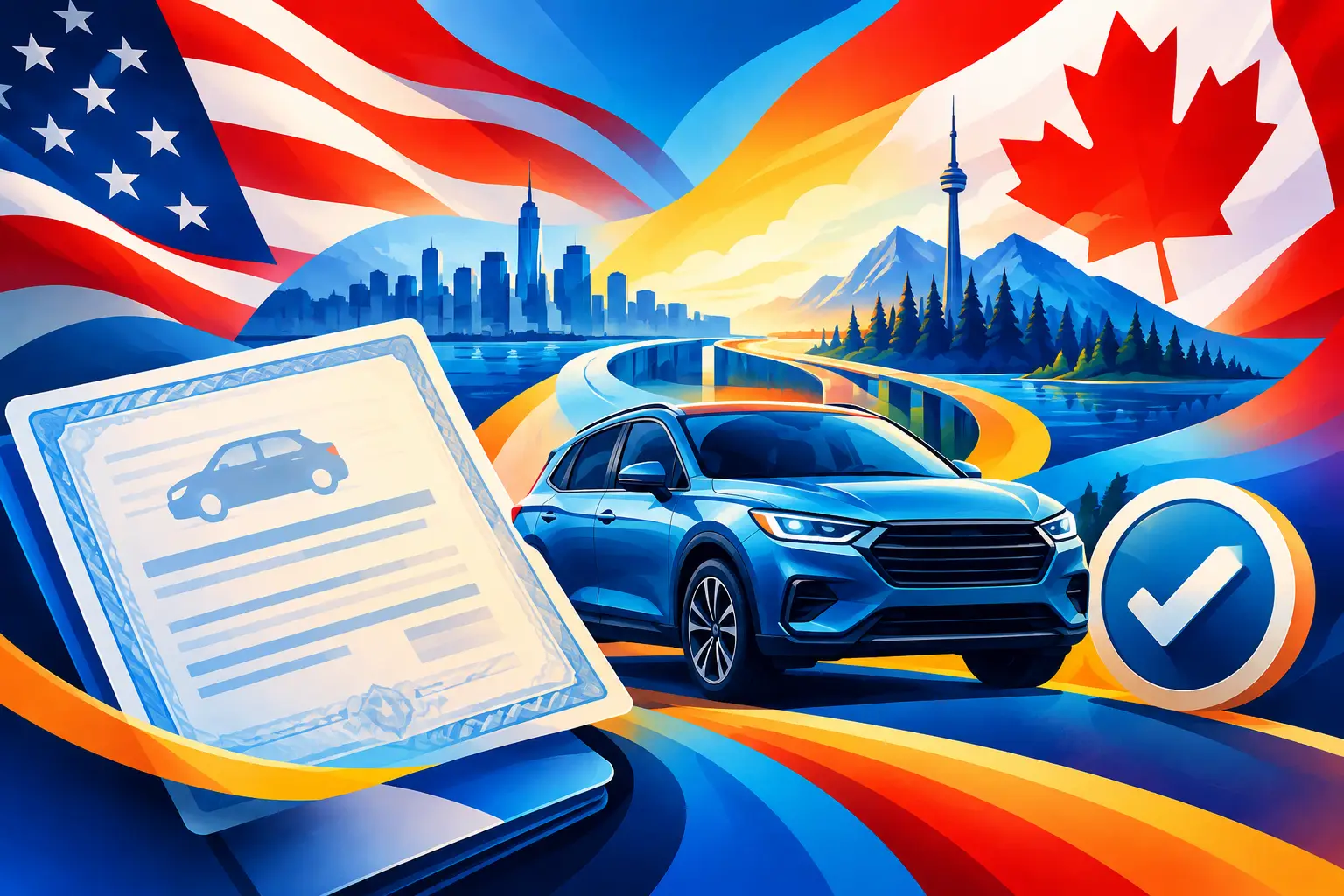 Vehicle Title Border Checklist for US-Canada Moves