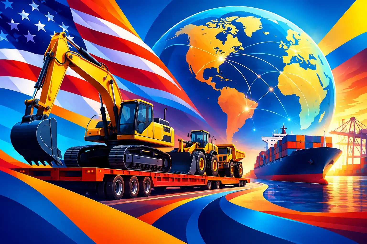 Construction Equipment Export From the U.S.