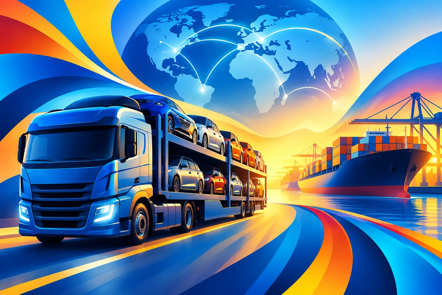 Vehicle Export Coordination Without Border Delays